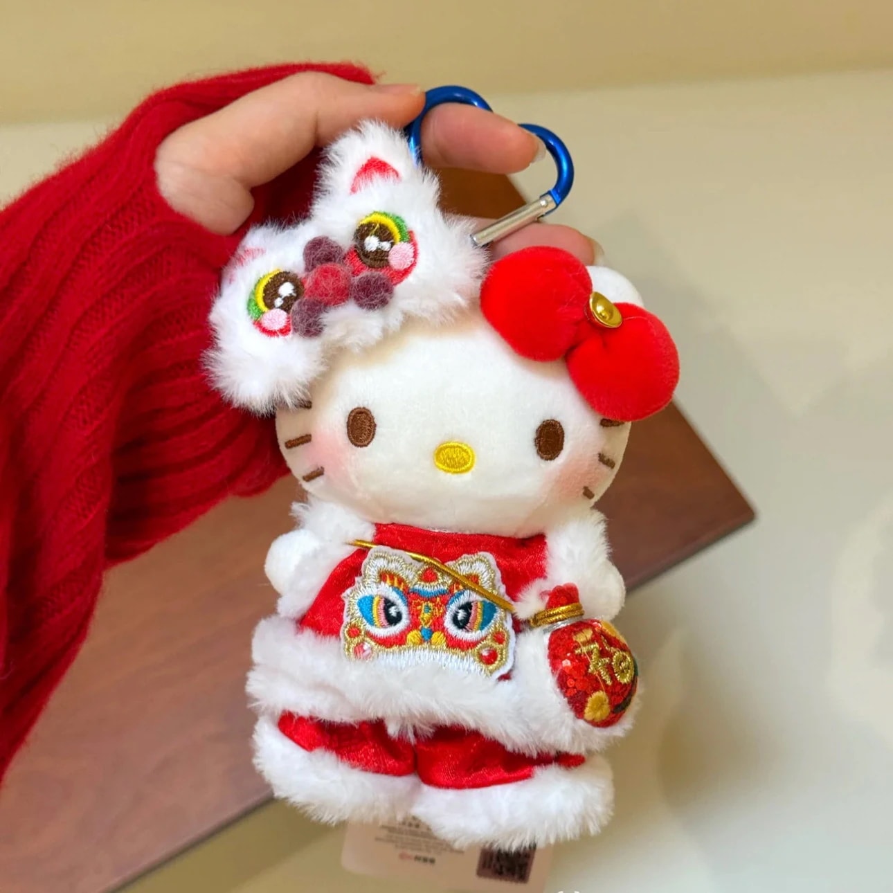 10個セット ニューイヤーモデルハローキティぬいぐるみ猫ストラップktクリスマスデコレーションバッグストラップクリスマス置物飾り