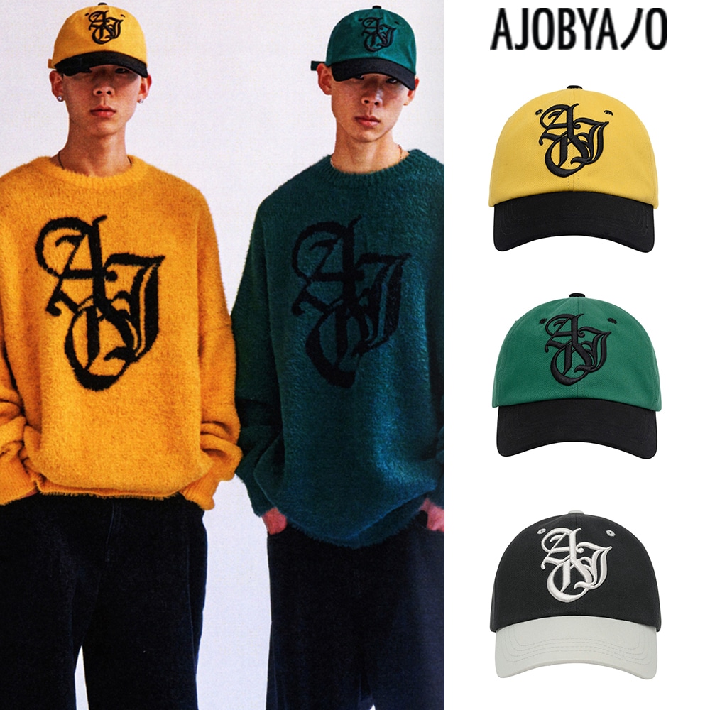 【AJO AJOBYAJO】 Sporty Logo Color Mixed Cap