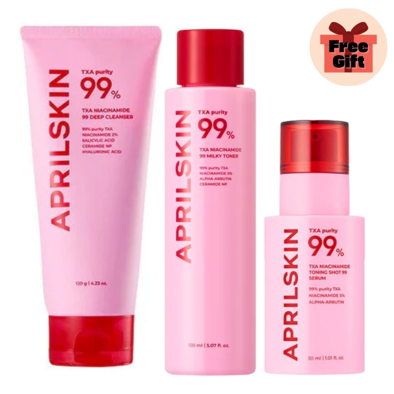 [3種 セット] TXAトーニングショット99セラム30ml + TXA99ミルキートナー 150ml+TXA 99ディープクレンザー 120g /痕跡ケア/トーンケア/ナイアシンアミド/韓国コスメ