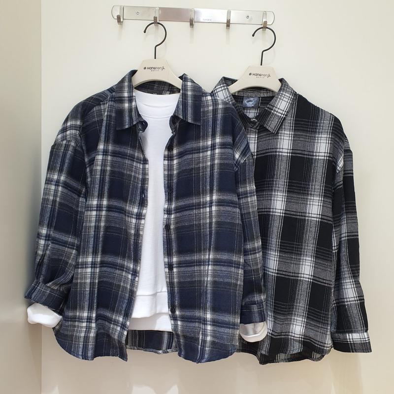 [モダプピョン] 女児コットンチェックシャツ/14530-120-608-09_BP