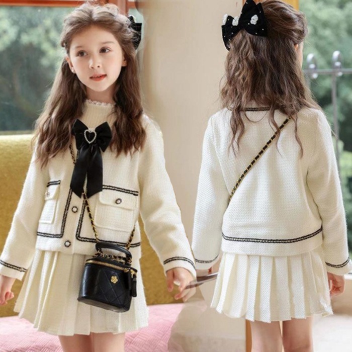 卒園式 スーツ 女の子 入学式 スーツ 子供服 女の子 入学式 ドレス 120 130 3点セット 卒業式 スーツ 女の子 子供 フォーマル キッズ フォーマルスーツ 韓国 子供 女の子セットアップ