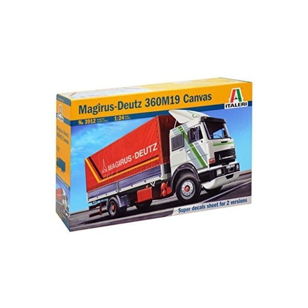 Italeri Magirus Deutz 360 M19 canvas truck model， 510003912， 1:24 並行輸入品