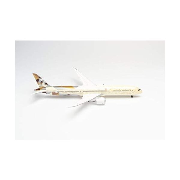 Herpa 559676 Etihad Airways Boeing 787-10 Miniature Dreamliner for Craft Collection and as a Gift， M