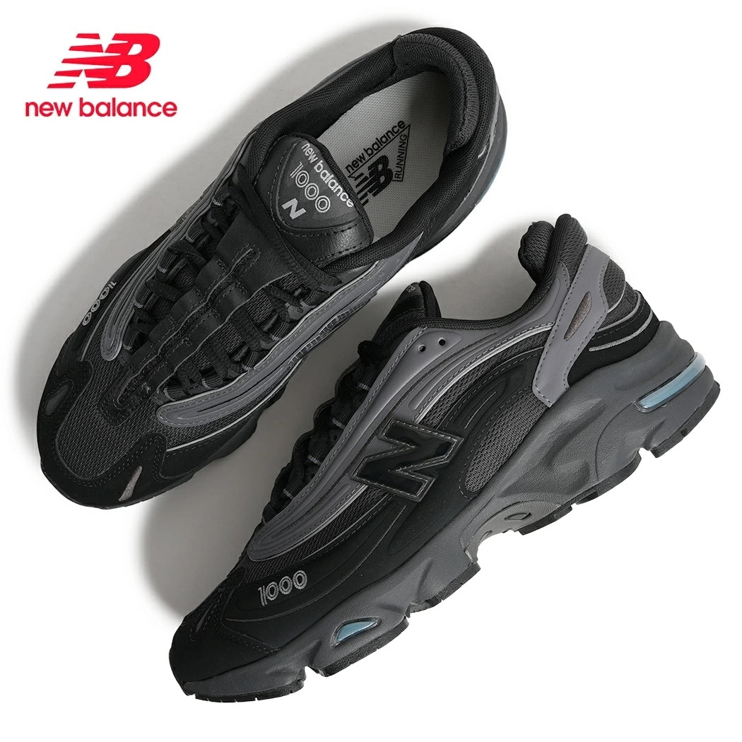 NEW BALANCE ニューバランス 1000 スニーカー U10009GK BLACK/CASTLEROCK ( ブラック 黒 スエード 990 991 992 993 9060 1906 )