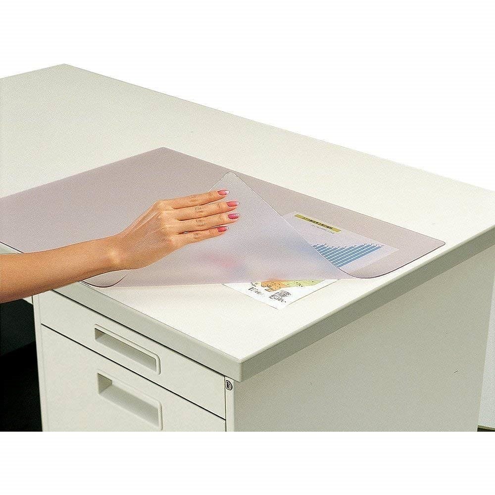 （まとめ買い）デスクマット 軟質（塩化ビニル） つや消しタイプ 600x450 マ-3N [x3]