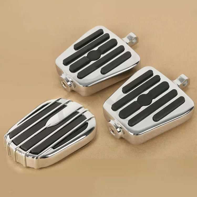 フットペグ ブレーキペダルカバー クリアキン ハーレー 純正オプションタイプ ソフテイル ツーリング