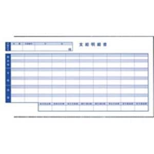 オービックビジネスコンサルタント 奉行シリーズ用専用 袋とじ給与明細書 6002