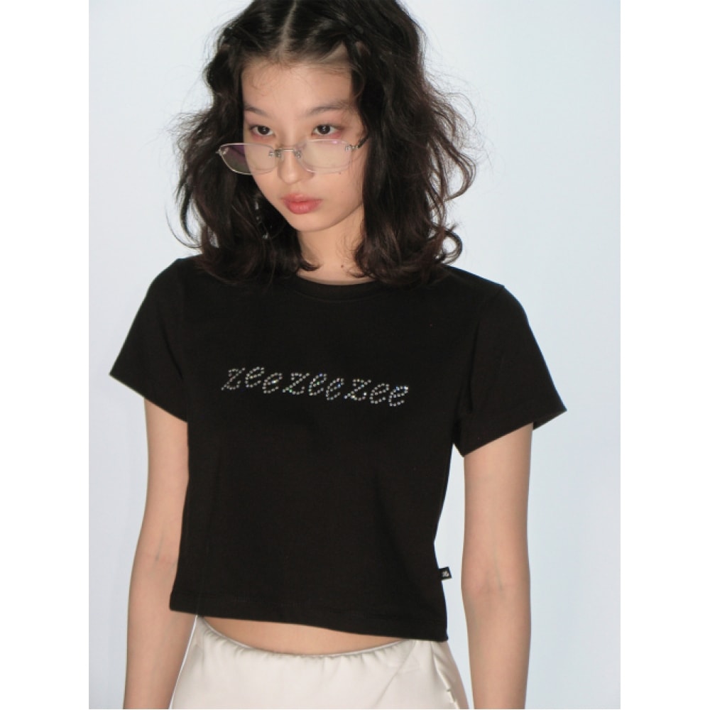 ZEEZEEZEE ホットフィックスショートスリーブ T シャツ