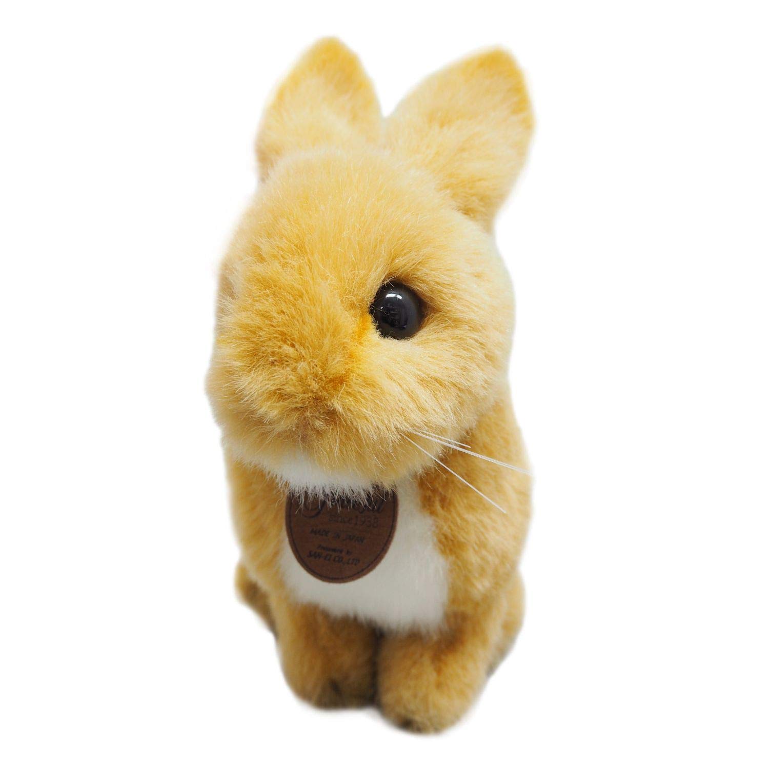 グレイスフル アニマル (日本製) うさぎ 座り ベージュ ぬいぐるみ 全長23cm I-6051