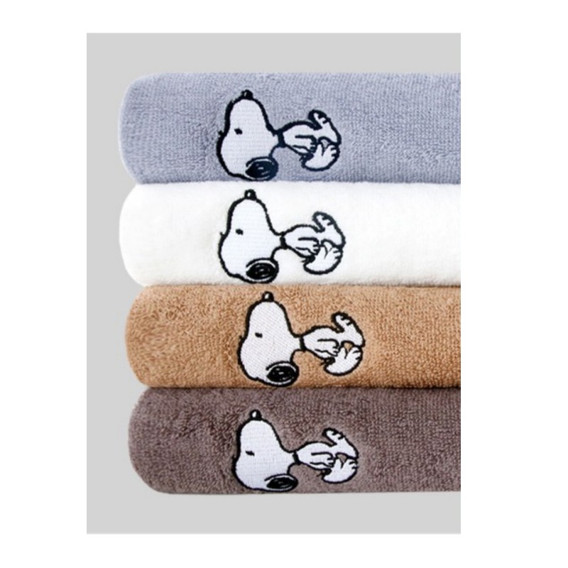 スヌーピータオル3枚セット4色綿100%最高級綿40*80ホテルタオル