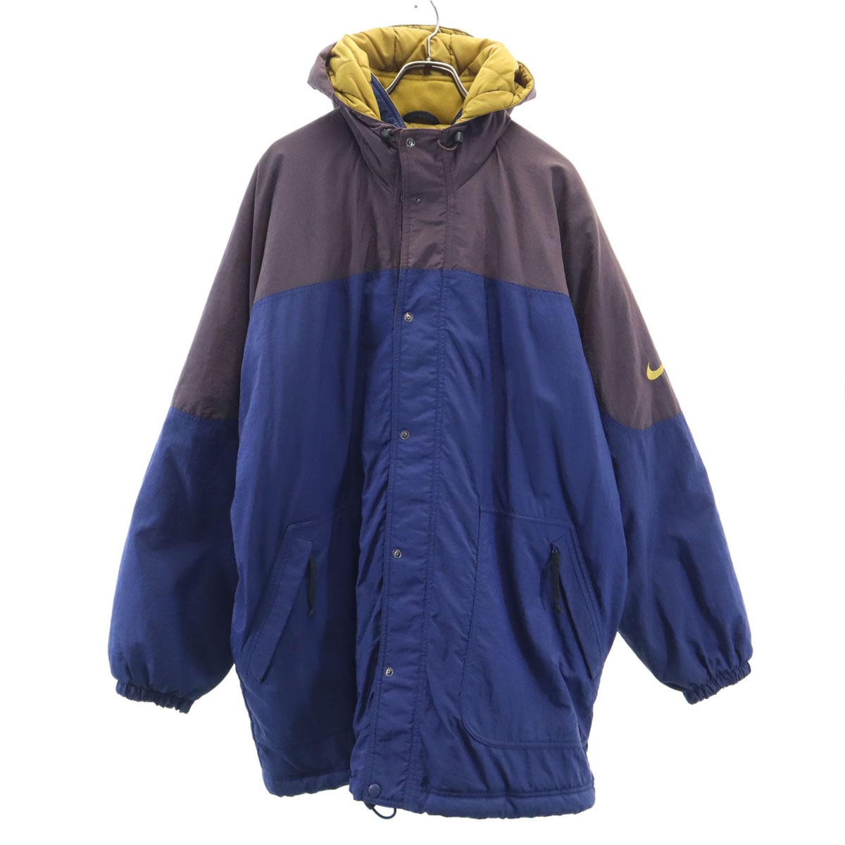 90s 00s オールド 白タグ 中綿ジャケット XL ネイビー メンズ 古着