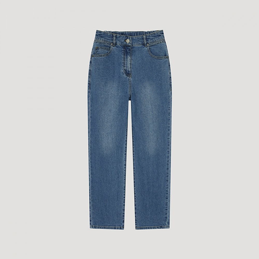 (シーズミス) テーパードバンディングデニムパンツ_SSSMSLO22040_BL