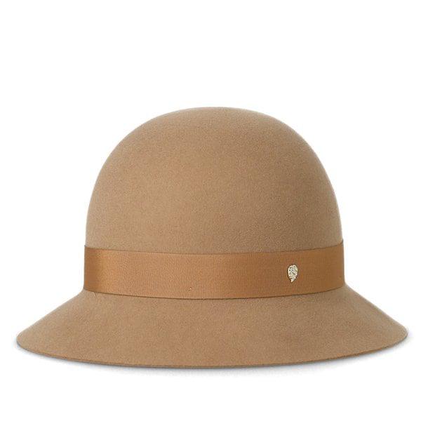 [釜山店] エタ HAT51532 キャメル ウール クローシュハット 帽子 バケットハット