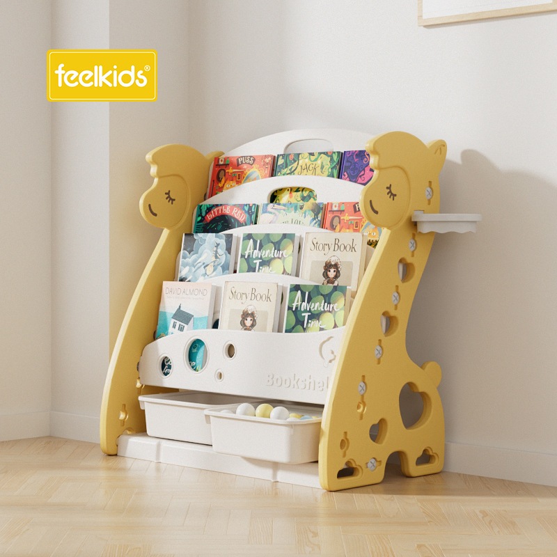 子供用 多機能本棚 収納ラック 幼稚園児 おもちゃ収納ラック かわいい 絵本収納ラック 整理ラック 赤ちゃんの実践能力を育む家庭用収納