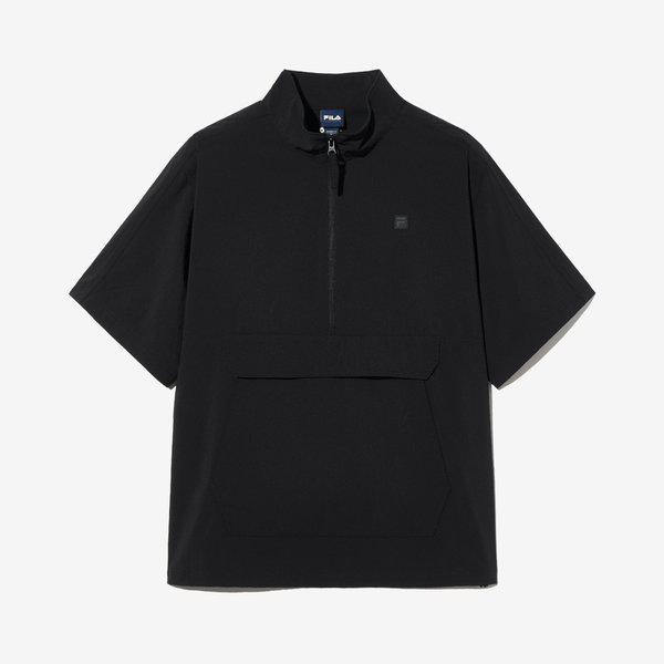 [FILA] 軽量シアサッカーアノラック (FS2JKH2101U_BLK)