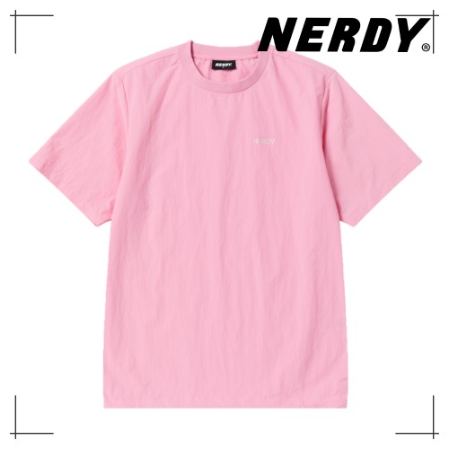 NDY ウーブン BASIC 半袖 Tシャツ PINK