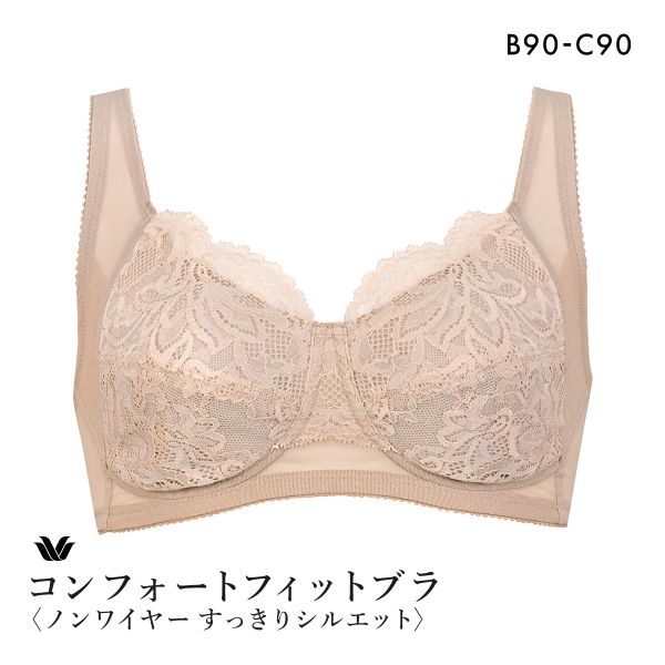 ワコール コンフォートフィットブラ ノンワイヤー すっきりシルエット ブラジャー BC Wacoal 4,447円