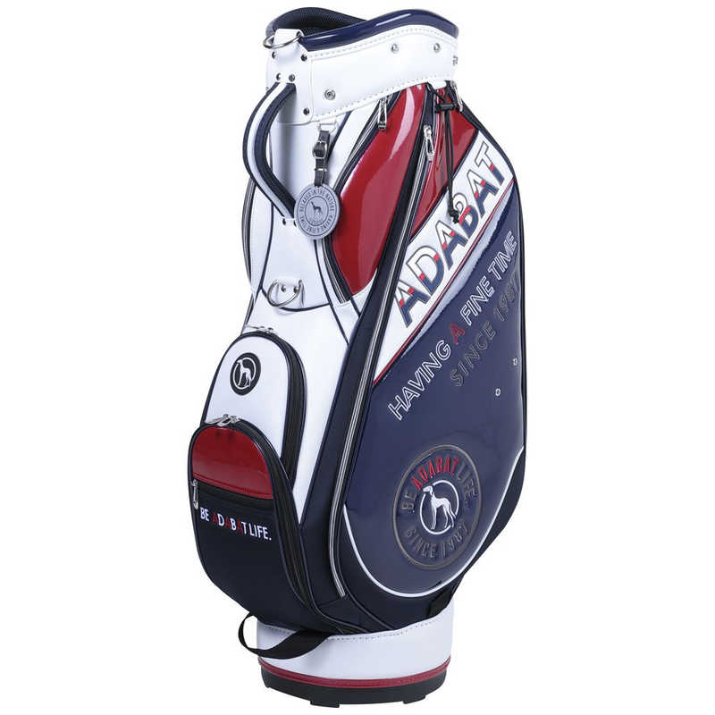 アダバット　ゴルフ用品 adabatキャディバッグ adabat ［47インチ / 5分割 / 3.6kg］ トリコロール　ABC439TR