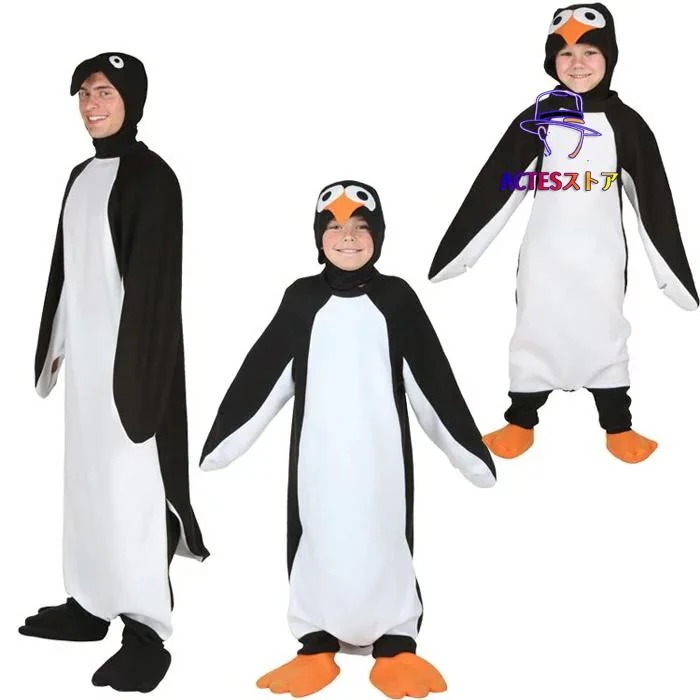 ハロウィン 衣装 大人 レディース メンズ 男女兼用 ペンギン 動物 アニマル 全身 ハロウィン コスプレ ハロウィン コスム 男性用 女性用 ハロウィーン