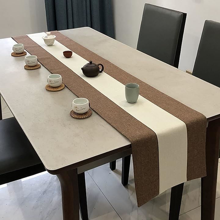 starink テーブルランナー 北欧 お洒落 おしゃれ 韓国風 パーティー イベント (30x280ブラウン, 30x280)