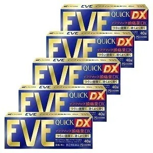 【第（2）類医薬品】 イブクイック頭痛薬DX 40錠5個セット イブクイックDX セルフメディケーション税制対象商品