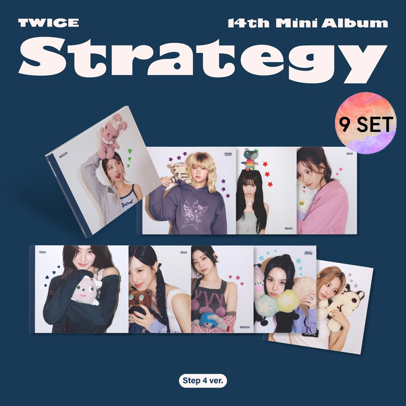 [9種 SET] TWICE - (Mini 14th Album) STRATEGY [Step 4 ver.]
