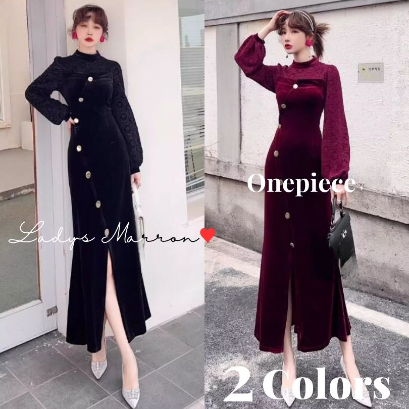 【急速出荷 2025年新作】結婚式 タイトドレス マーメイドドレス スリットドレス お呼ばれドレス 結婚式 ドレス パーティードレス 韓国 オケージョンドレス ベロアワンピース 成人式ドレス 同窓会ド