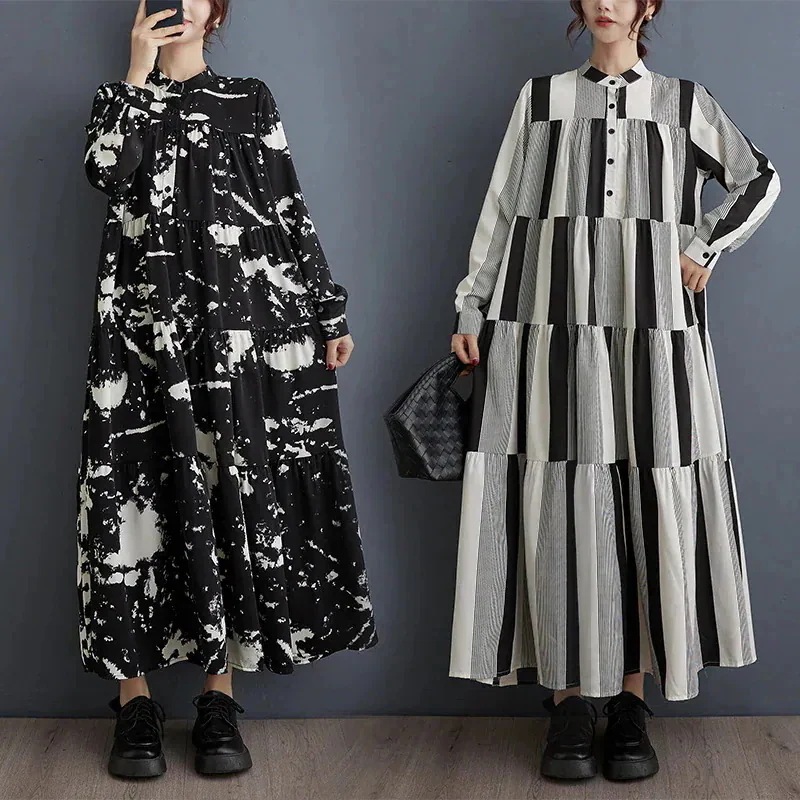 春夏 花柄 ワンピース 通勤 着痩せ ロングワンピース 高級感 ワンピース レディース30%制限