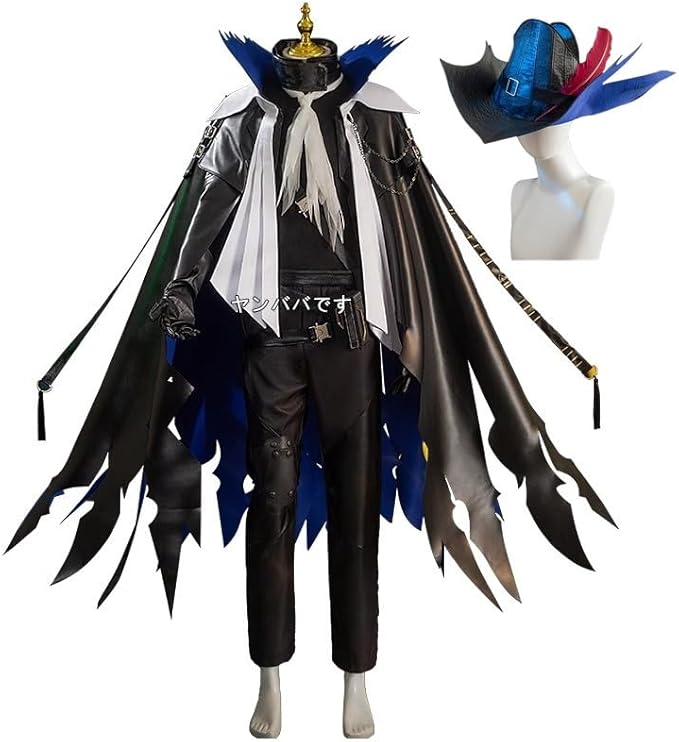 アークナイツ ウルピアヌス コスプレ衣装+帽(ウィッグ 靴別売り)