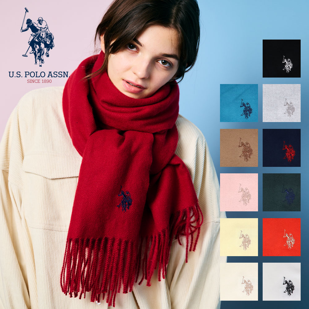 レディースマフラー ストール USPA-2018 レディース 女性 彼女 カップル プレゼント 誕生日 記念日 ブランド 母の日