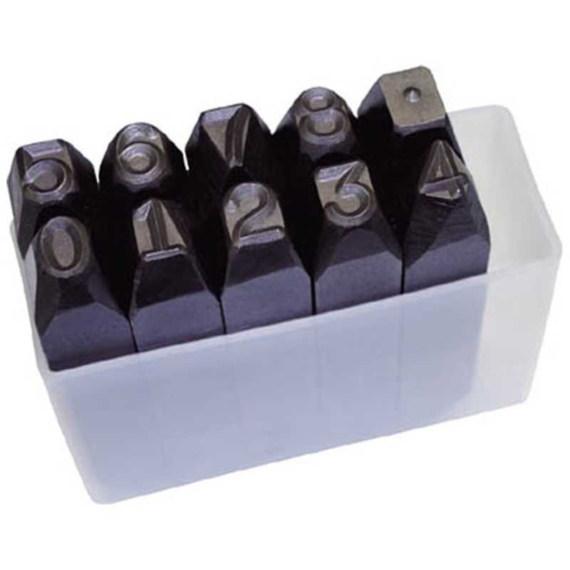 トラスコ中山　逆数字刻印セット 6mm　SKB60