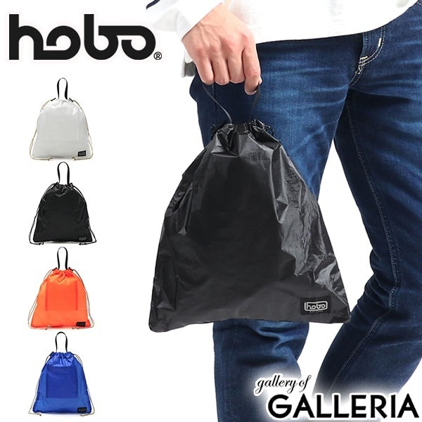セール ホーボー 巾着バッグ hobo バッグ ポーチ POWER RIP POLYESTER HANDLE POUCH ショルダーバッグ ハンドルポーチ ショルダー 巾着 1L 日本製 HB-BG3