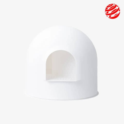 【韓国公式/正規品】ペペ ピダン 砂漠化/匂い防止 猫 イグルー トイレ+砂ショベル ギフト