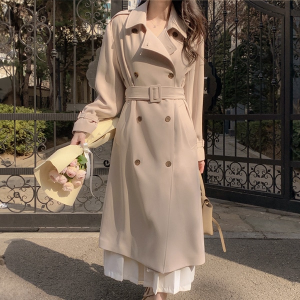 オーバートレンチコート ct1602