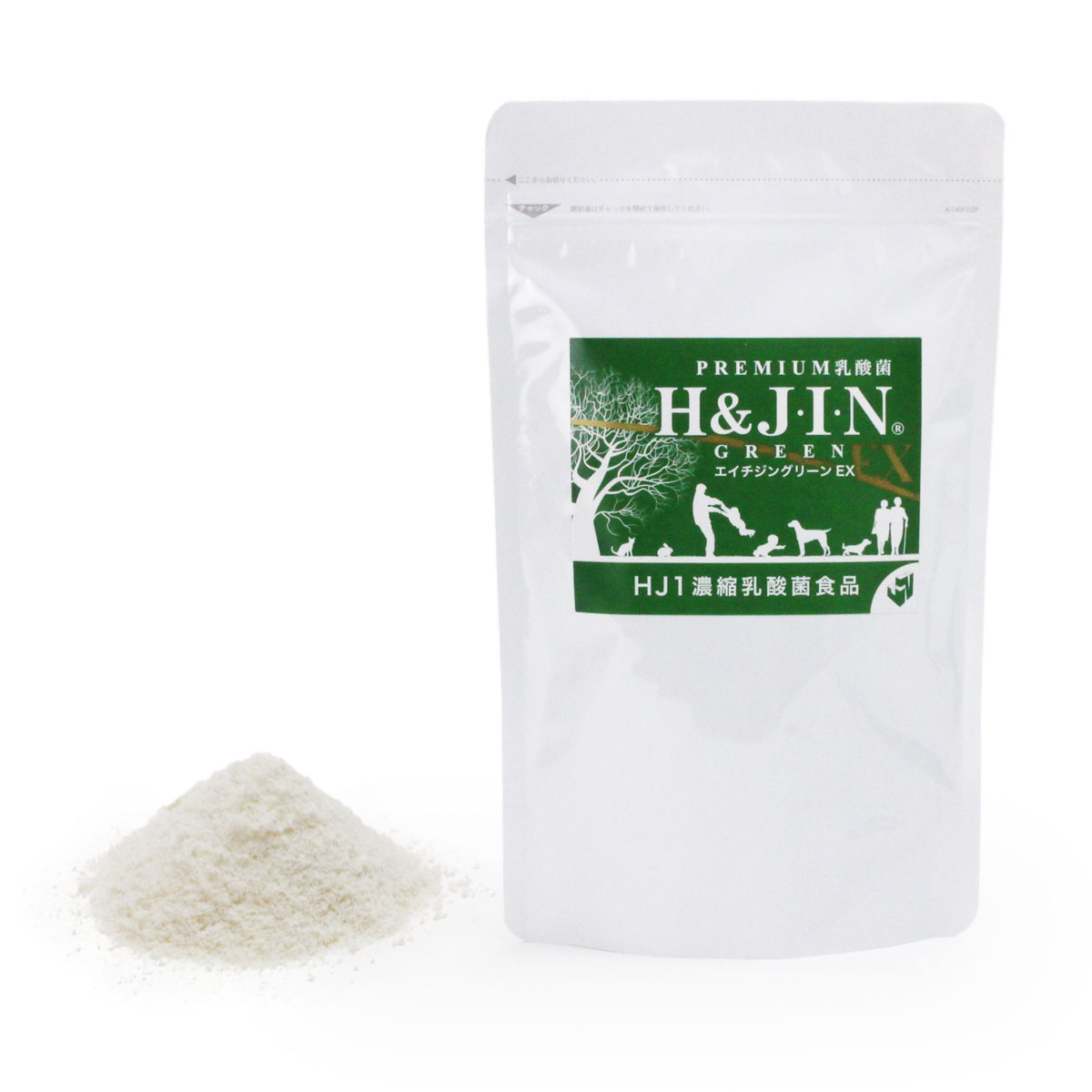 Premium乳酸菌H&JIN グリーンEX 動物用 225g