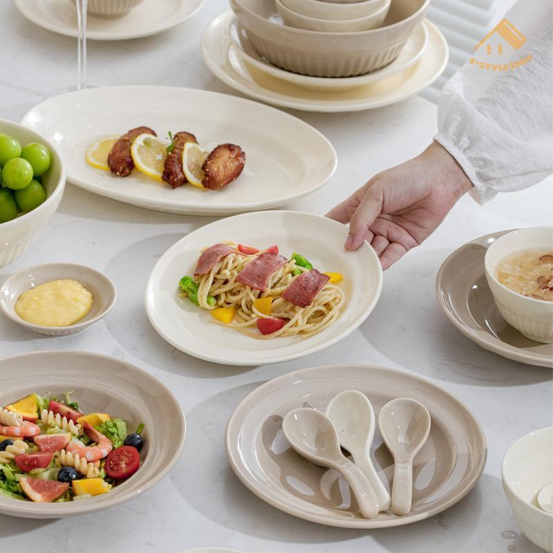 lucky box 食器 セット おしゃれ 皿 大皿エッジライン10点セット 新生活 引っ越し 取り皿 小鉢 スープカップ ボウル モダン 8,280円