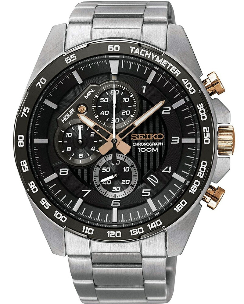 [10年保証] [製造終了 希少海外モデル] SEIKO SSB323P1 [セイコーインポート] セイコー クオーツ クロノグラフ タキメーター 100m防水 [逆輸入モデル]