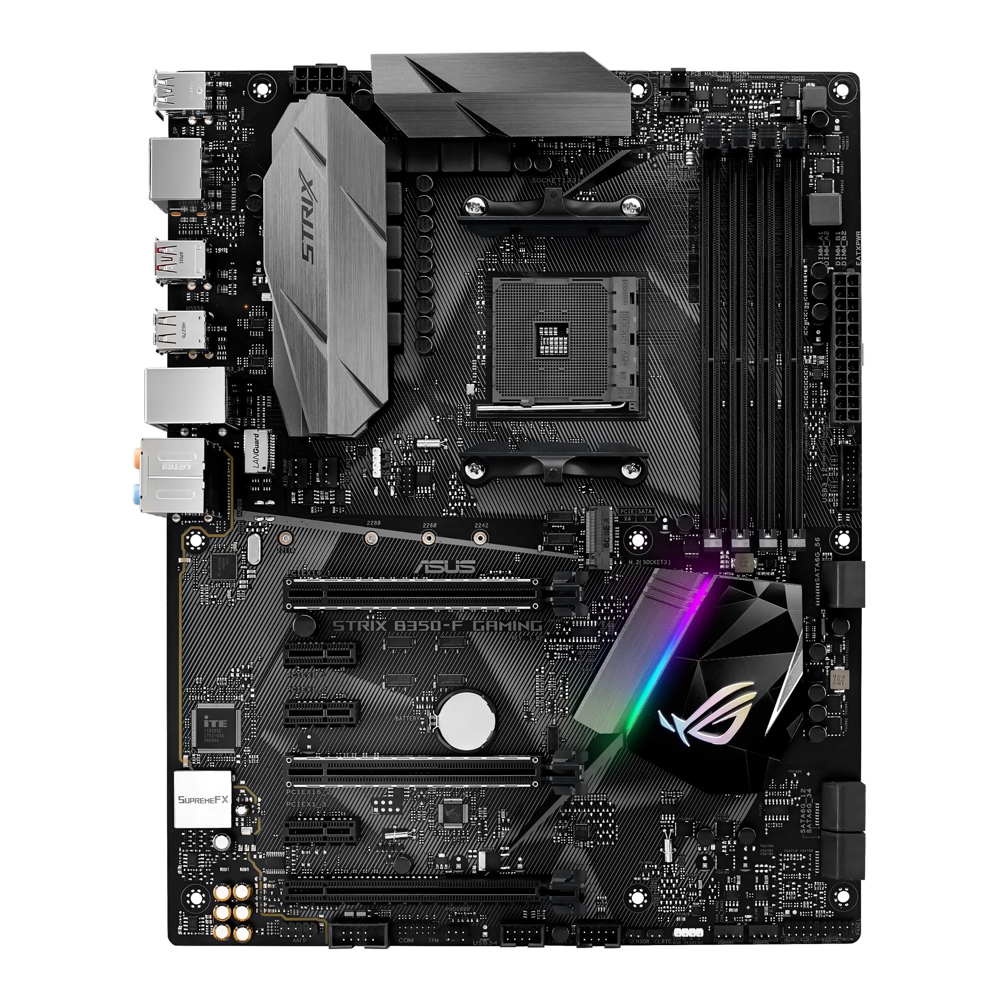 ASUS ROG STRIX B350-F GAMING Socket AM4 DDR4 64GB