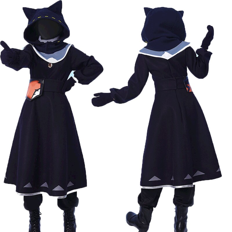 コスプレ変装仮装 衣装 SkyChilde of Ligh Sky星を紡ぐ子ども マント ネコの頭 先祖