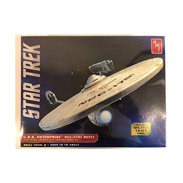 AMT AMT1080 1:537 U.S.S Enterprise NCC-1701 Refit， Multi 並行輸入品