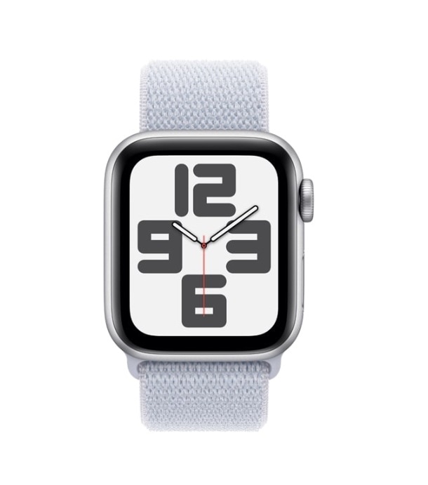 【未開封・保証開始】Apple Watch SE 第2世代 GPSモデル 40mm MXEE3J/A [シルバー・ブルークラウドスポーツループ]