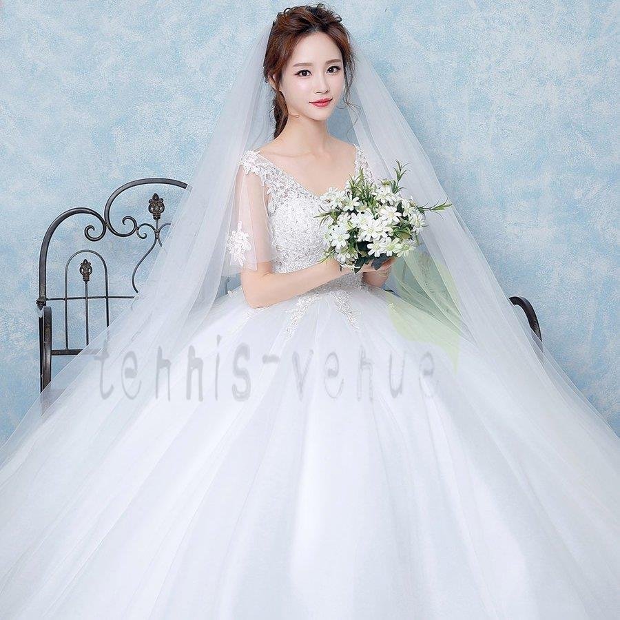 ウエディングドレス マタニティ エンパイア 安い 二次会 ウェディングドレス 結婚式 半袖 花嫁 ブ