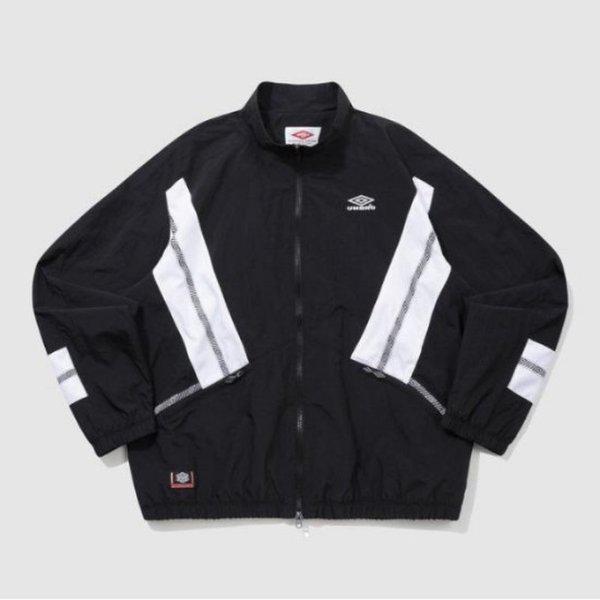 ウィンドブレーカー TQT UQ121CJK23-BLK HBL ノッティンガム スタンネック ウォームアップ ウィンドブレーカージャケット BLACK