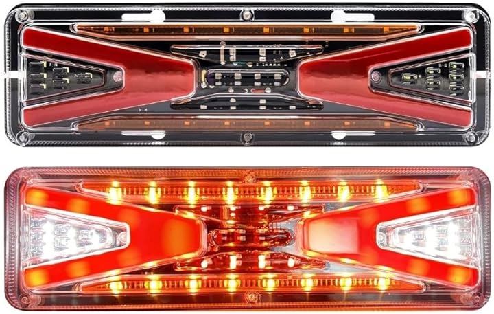 テールランプ トラック 24v ブレーキ ストップ ライト シーケンシャル ウインカー led 汎用 車検対応 IP67防水 左右2個( 幅300mm 左右2個セット)