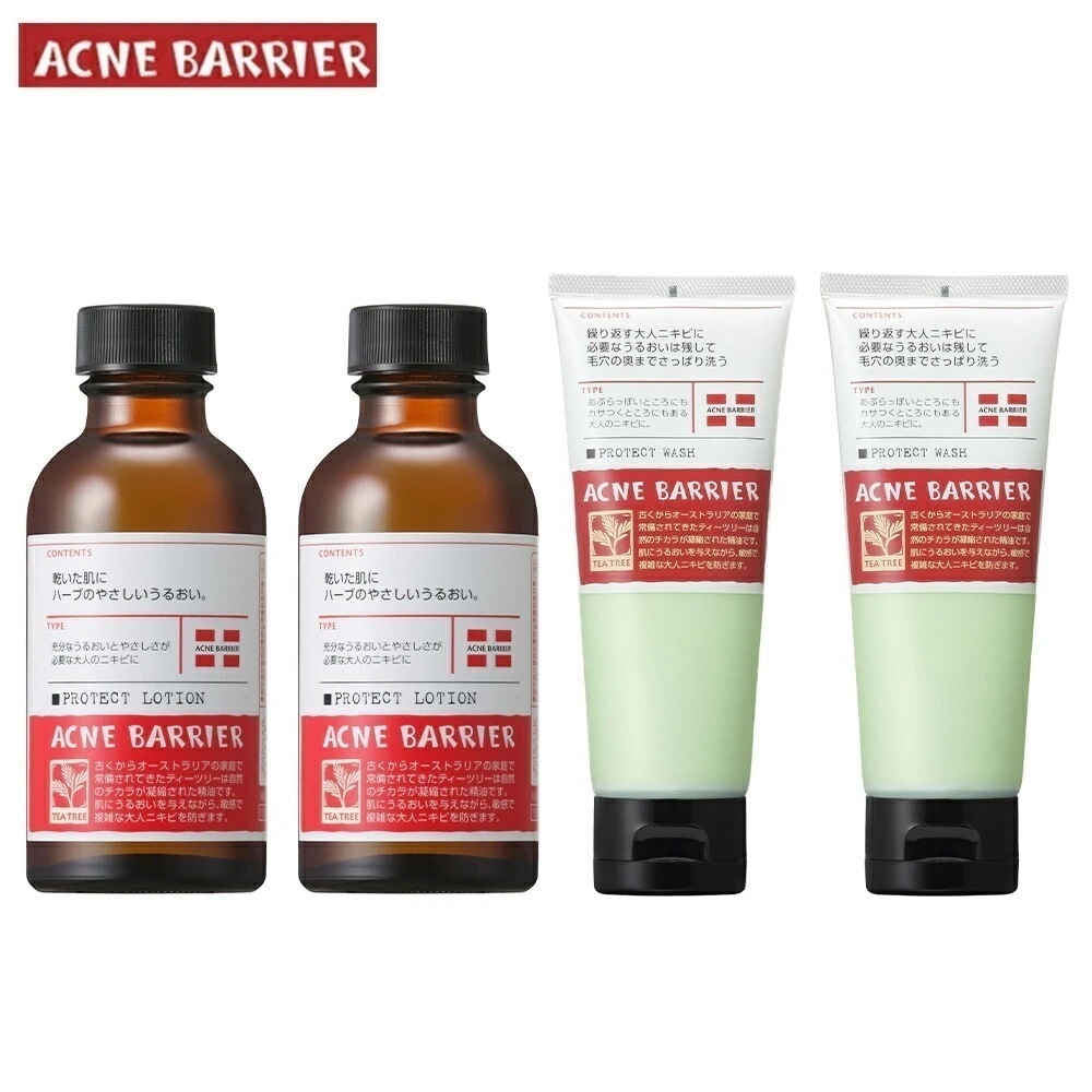 石澤研究所 アクネバリア　ウォッシュ100g 2個＋ローション140ml 2個【医薬部外品】