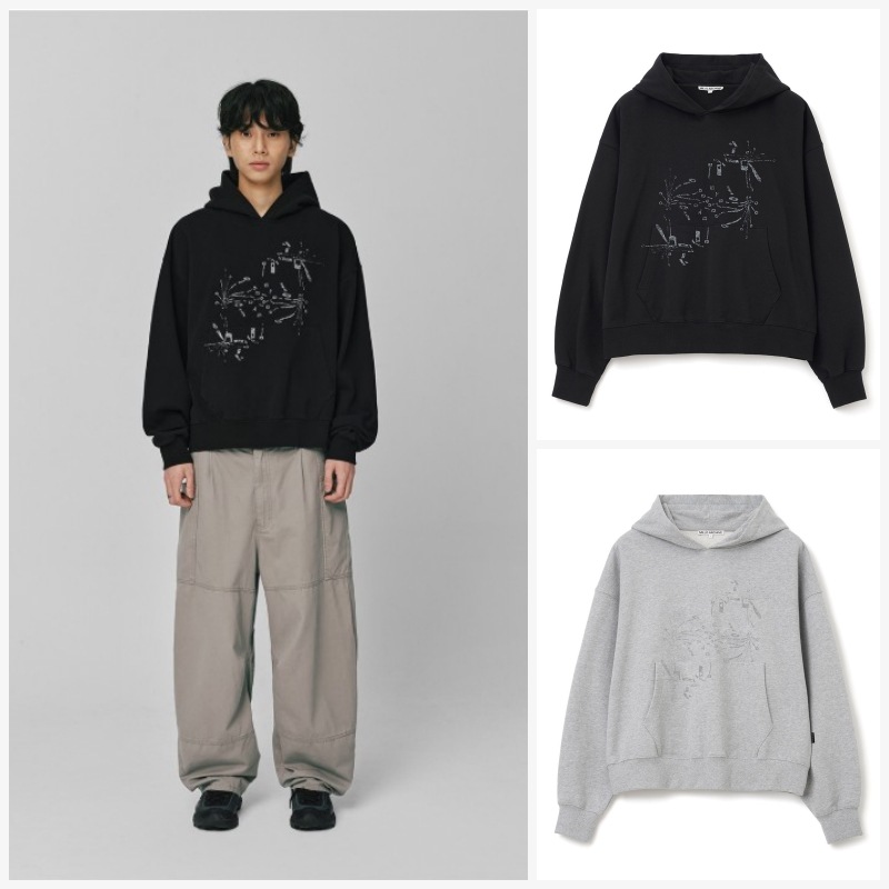 【MILLO ARCHIVE】25FW FADING FLARE HOODIE : 2COLORS