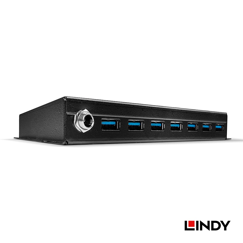 【43128】 LINDY USB3.0 産業用7ポートハブ