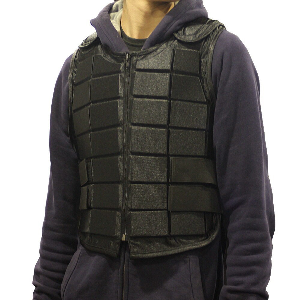 乗馬用ボディプロテクターベスト黒A新品 ライディング ブラック　YXS 5,680円