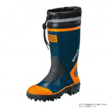 福山ゴム工業 作業靴 スパイクジョイ 5 ネイビー 3L AA89400