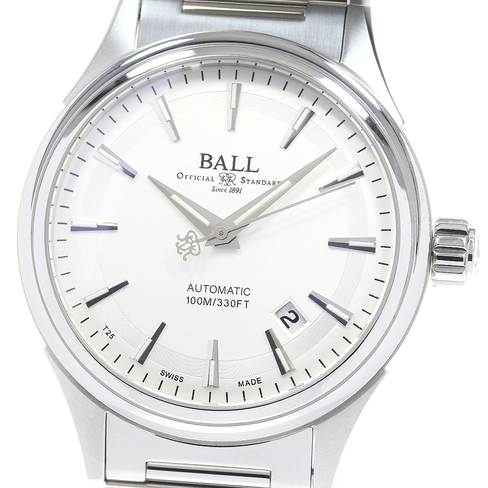 ボールウォッチ BALLWATCH NM2098C-S4J-SL ストークマン ヴィクトリー デイト 自動巻き メンズ 極美品 保証書付き_849878【中古】 141,300円